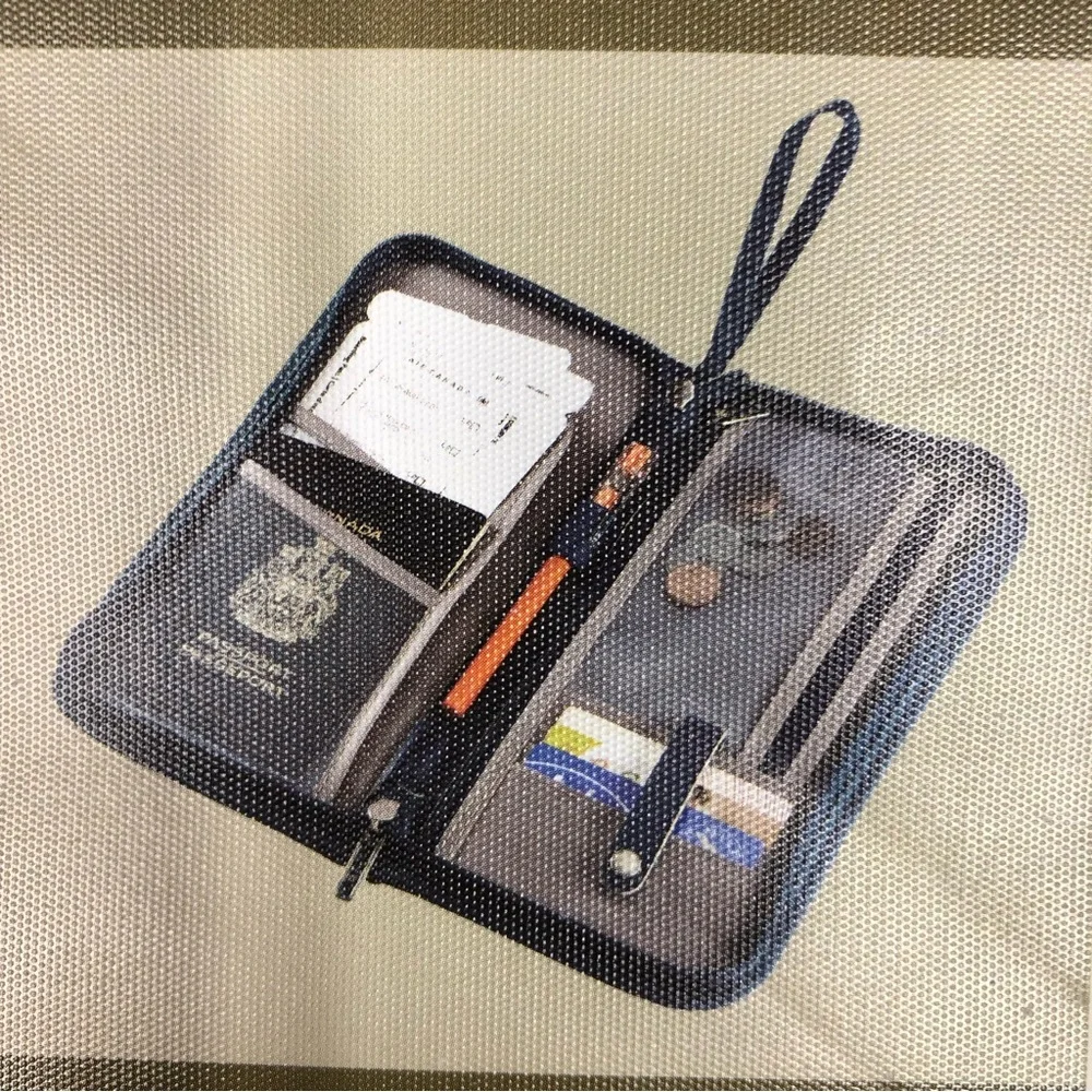 LUG Tango Quilted Travel Wallet Ocean Blue - Picture 6 of 8